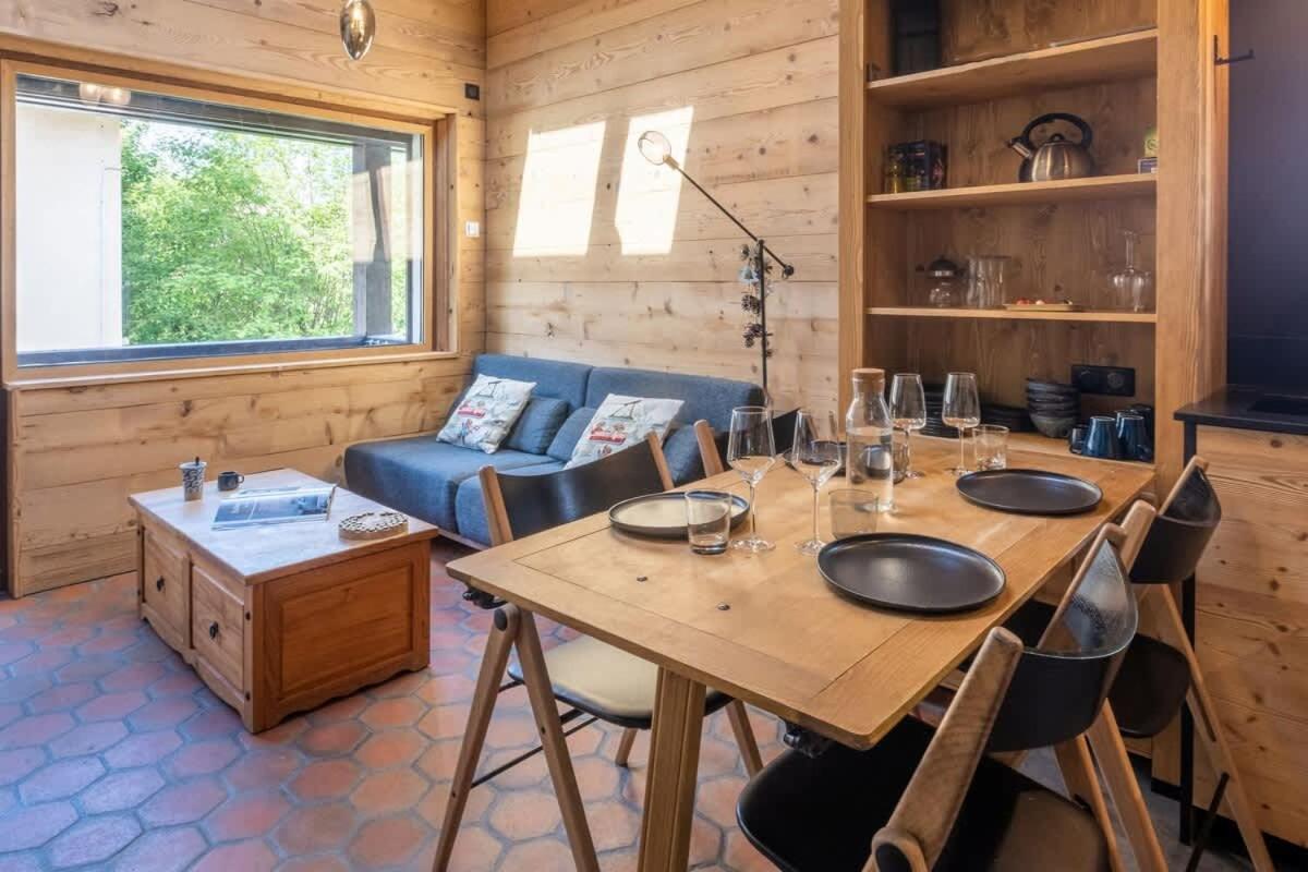 Chalet Racar Pour 4 Personnes, Centre Ville Et Vue Sur La Montagne Шамони Екстериор снимка