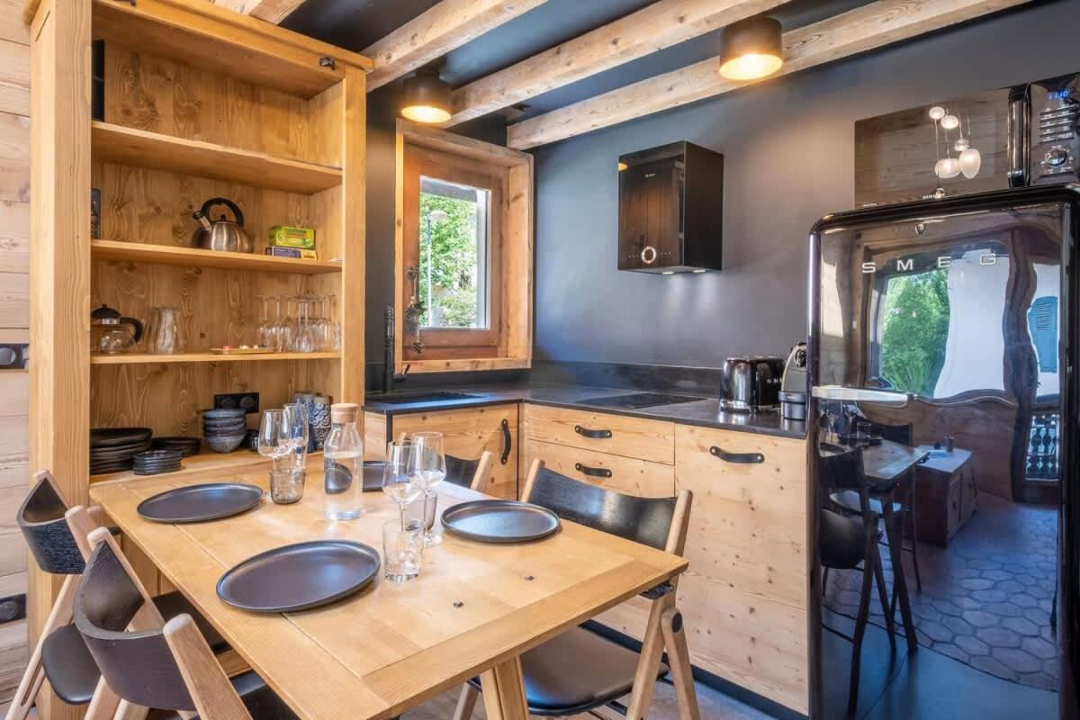 Chalet Racar Pour 4 Personnes, Centre Ville Et Vue Sur La Montagne Шамони Екстериор снимка
