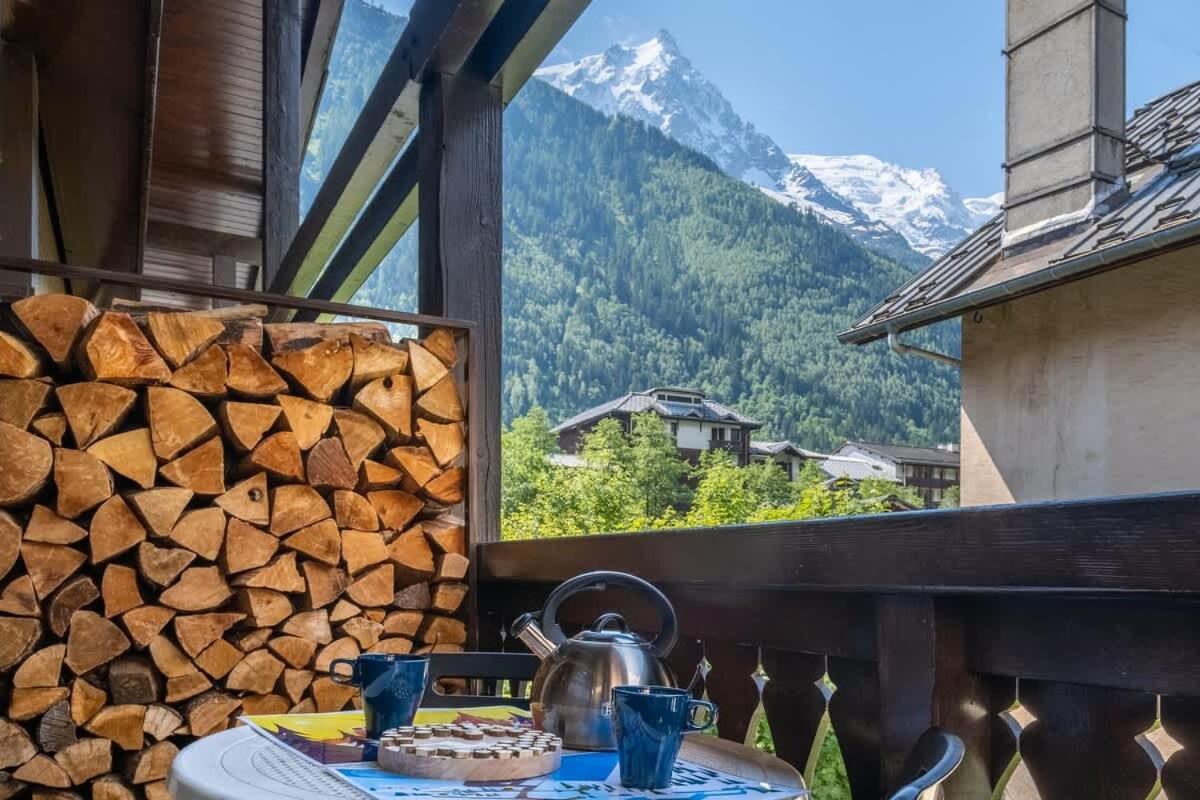 Chalet Racar Pour 4 Personnes, Centre Ville Et Vue Sur La Montagne Шамони Екстериор снимка